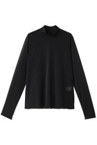 【デザイン ワークス/DESIGN WORKS】のオーガンジートリコットブラウス 人気、トレンドファッション・服の通販 founy(ファニー) ファッション Fashion レディースファッション Fashion for Women トップス・カットソー Cut & Sew Tops シャツ・ブラウス・オフィスカジュアル Elegant Blouses & Button-Ups シアー Sheer, See-Through シンプル Simple, Minimal スリーブ Sleeve, Long Sleeve / Short Sleeve トレンド Trend, Trending Now ベーシック Basic, Essential ロング Long, Long-Length thumbnail ブラック|ID: prp329100004606590 ipo3291000000034955799