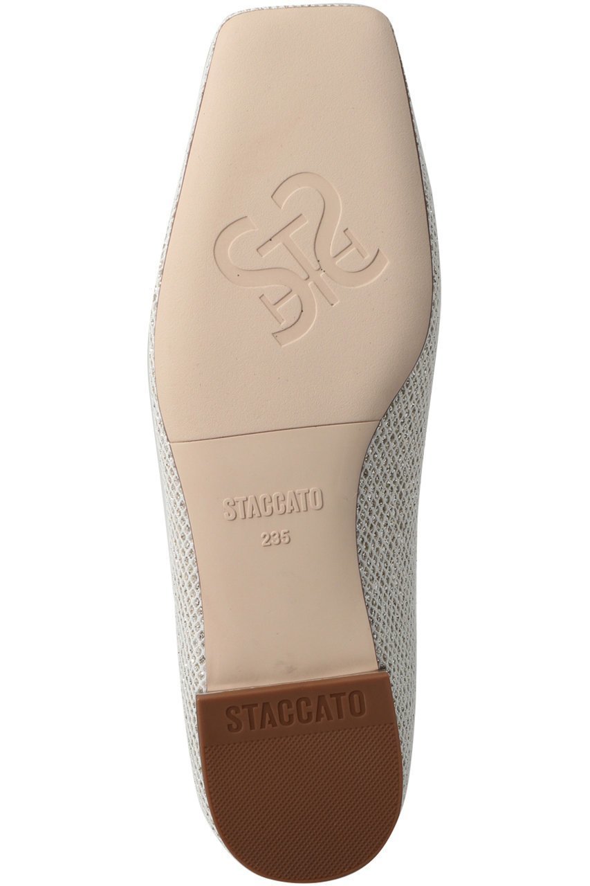 【スタッカート/STACCATO】のエクレバレエシューズ 人気、トレンドファッション・服の通販 founy(ファニー) 　ファッション　Fashion　レディースファッション　Fashion for Women　おすすめ　Recommended / Our Picks　クッション　Cushion, Throw Pillow　シューズ　Shoes, Footwear　シルバー　Silver, Metallic Silver　バレエ　Ballet, Ballet Style　フラット　Flat, Flat Shoes　今季　This Season, Current Season　定番　Standard, Basic Item　other-6|ID: prp329100004606598 ipo3291000000032870908