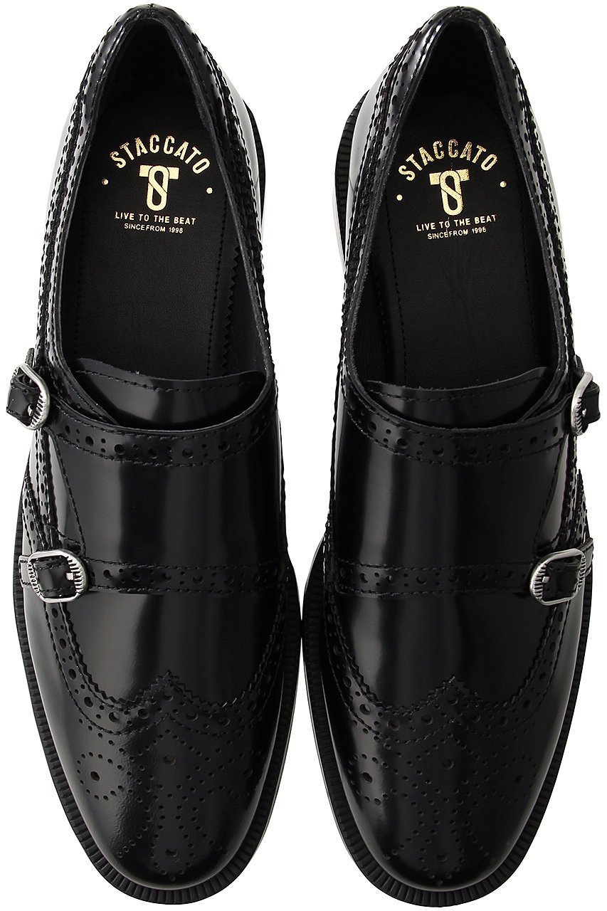 【スタッカート/STACCATO】のロイドダブルモンクマニッシュシューズ 人気、トレンドファッション・服の通販 founy(ファニー) 　ファッション　Fashion　レディースファッション　Fashion for Women　バッグ　Bags　シュシュ&ヘアアクセ/ヘアアレンジ　Scrunchies & Hair Accessories　アンクル　Ankle-Length Design　ラップ　Wrap, Wrap Design　 other-1|ID: prp329100004606625 ipo3291000000034940367