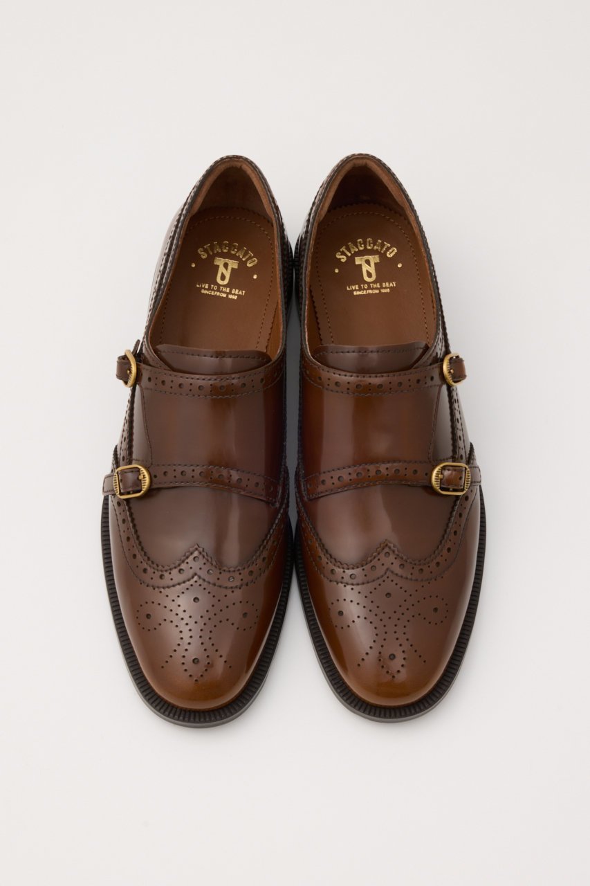 【スタッカート/STACCATO】のロイドダブルモンクマニッシュシューズ インテリア・キッズ・メンズ・レディースファッション・服の通販 founy(ファニー) 　ファッション　Fashion　レディースファッション　Fashion for Women　バッグ　Bags　シュシュ&ヘアアクセ/ヘアアレンジ　Scrunchies & Hair Accessories　アンクル　Ankle-Length Design　ラップ　Wrap, Wrap Design　ブラウン|ID: prp329100004606625 ipo3291000000035540614