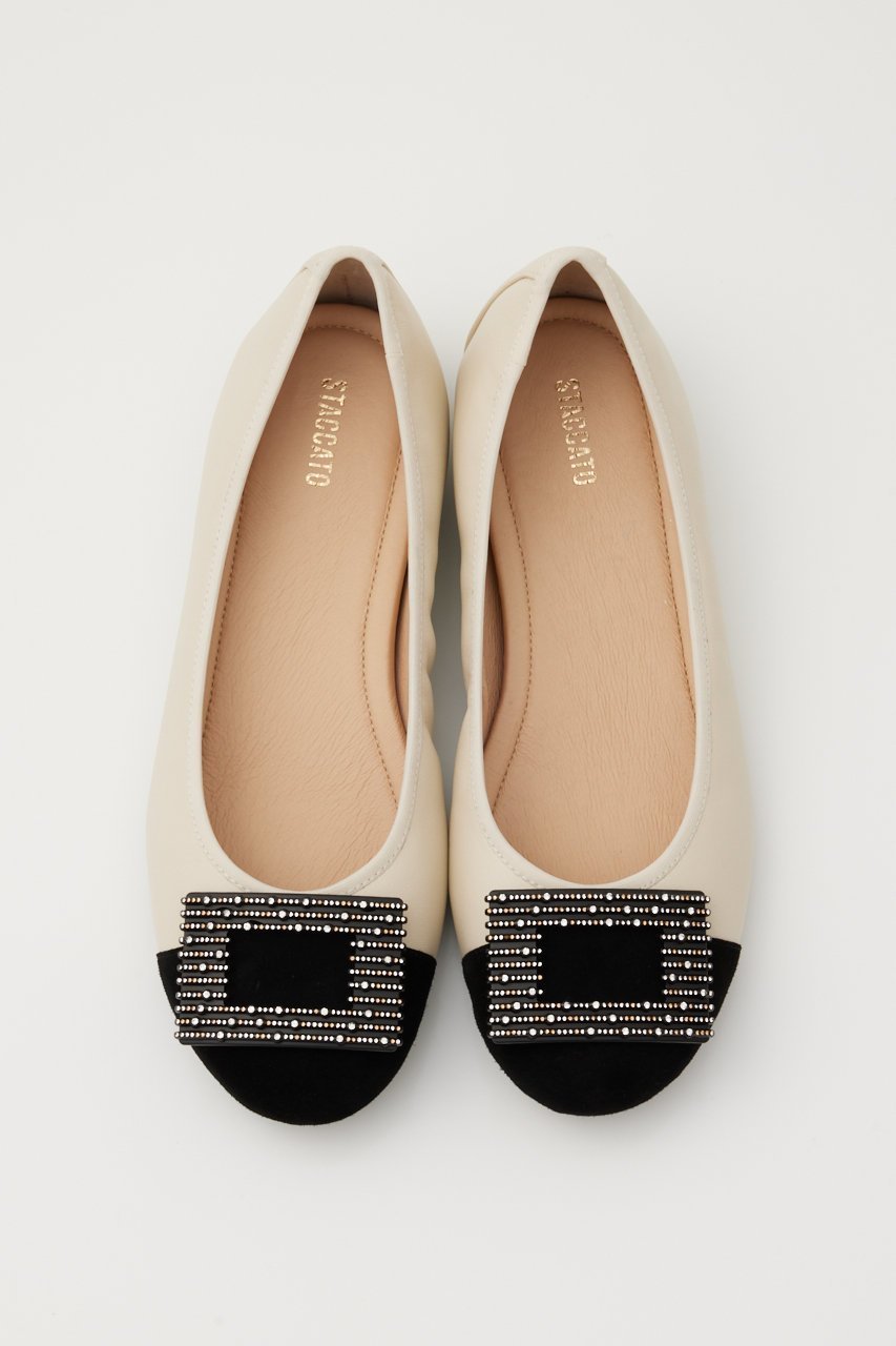 【スタッカート/STACCATO】のクリードバレエシューズ 人気、トレンドファッション・服の通販 founy(ファニー) 　ファッション　Fashion　レディースファッション　Fashion for Women　シューズ　Shoes, Footwear　シルバー　Silver, Metallic Silver　スクエア　Square, Square Shape　バレエ　Ballet, Ballet Style　フィット　Fit, Slim Fit　フラット　Flat, Flat Shoes　メタリック　Metallic, Shiny Finish　エレガント 上品　Elegant　定番　Standard, Basic Item　 other-1|ID: prp329100004606627 ipo3291000000034940386