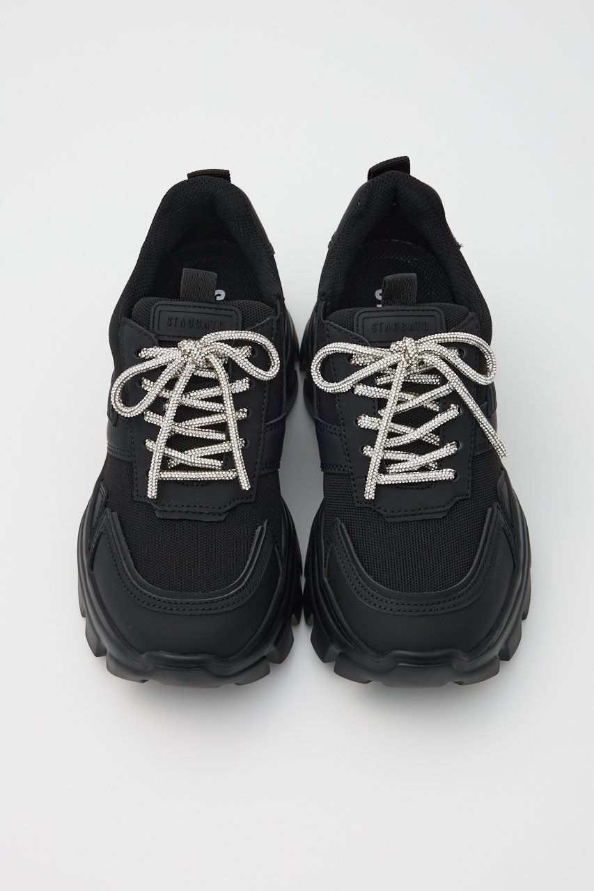 【スタッカート/STACCATO】のドルチェブライトボリュームスニーカー 人気、トレンドファッション・服の通販 founy(ファニー) 　ファッション　Fashion　レディースファッション　Fashion for Women　ストーン　Stone, Gem-Like　スニーカー　Sneakers, Trainers　フェミニン　Feminine, Girly　リボン　Ribbon, Bow　レース　Lace, Lace Fabric　人気　Popular, Best Seller　other-3|ID: prp329100004606637 ipo3291000000034940401