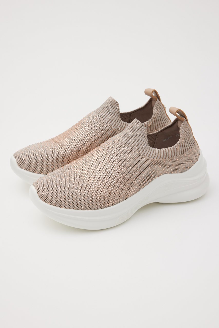 【スタッカート/STACCATO】のグリッターカッターボリュームライトスリッポン 人気、トレンドファッション・服の通販 founy(ファニー) 　ファッション　Fashion　レディースファッション　Fashion for Women　インソール　Shoe Insole　クッション　Cushion, Throw Pillow　シューズ　Shoes, Footwear　ストーン　Stone, Gem-Like　フラット　Flat, Flat Shoes　エレガント 上品　Elegant　other-2|ID: prp329100004606645 ipo3291000000032873690