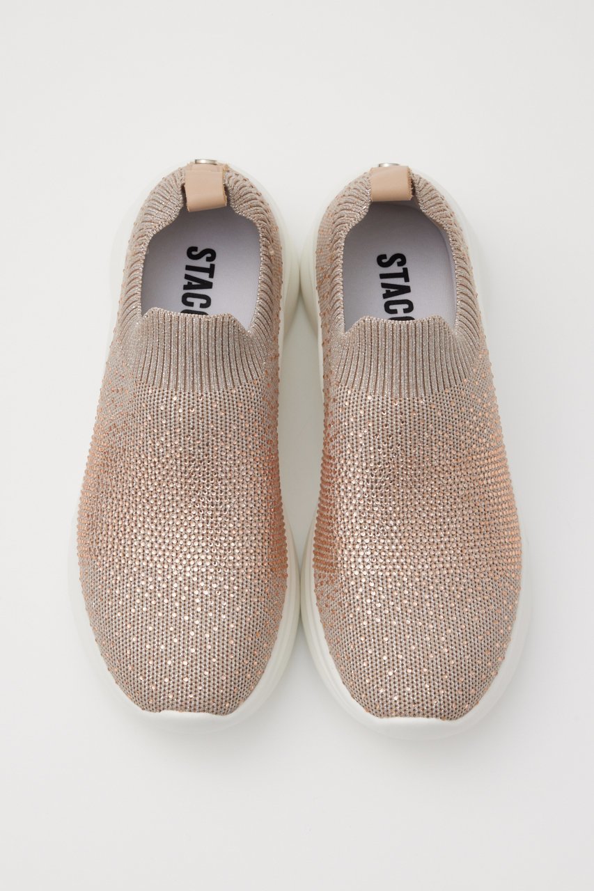 【スタッカート/STACCATO】のグリッターカッターボリュームライトスリッポン 人気、トレンドファッション・服の通販 founy(ファニー) 　ファッション　Fashion　レディースファッション　Fashion for Women　インソール　Shoe Insole　クッション　Cushion, Throw Pillow　シューズ　Shoes, Footwear　ストーン　Stone, Gem-Like　フラット　Flat, Flat Shoes　エレガント 上品　Elegant　other-3|ID: prp329100004606645 ipo3291000000034940421