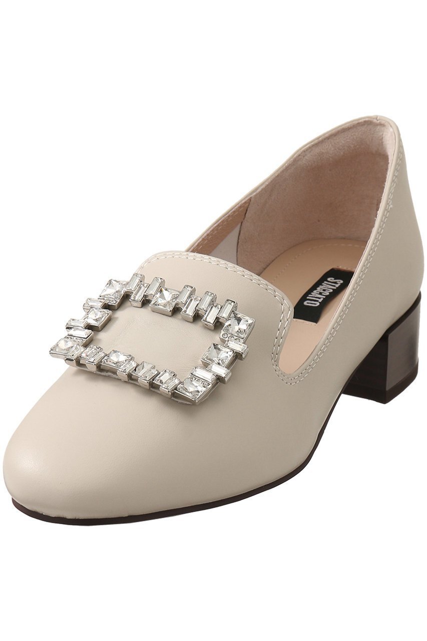 【スタッカート/STACCATO】のカペリバックルオペラシューズ インテリア・キッズ・メンズ・レディースファッション・服の通販 founy(ファニー) 　ファッション　Fashion　レディースファッション　Fashion for Women　バッグ　Bags　クッション　Cushion, Throw Pillow　シューズ　Shoes, Footwear　ストーン　Stone, Gem-Like　ドレス　Dress, One-Piece　モノトーン　Monotone, Black and White　エクリュ|ID: prp329100004606646 ipo3291000000034940429