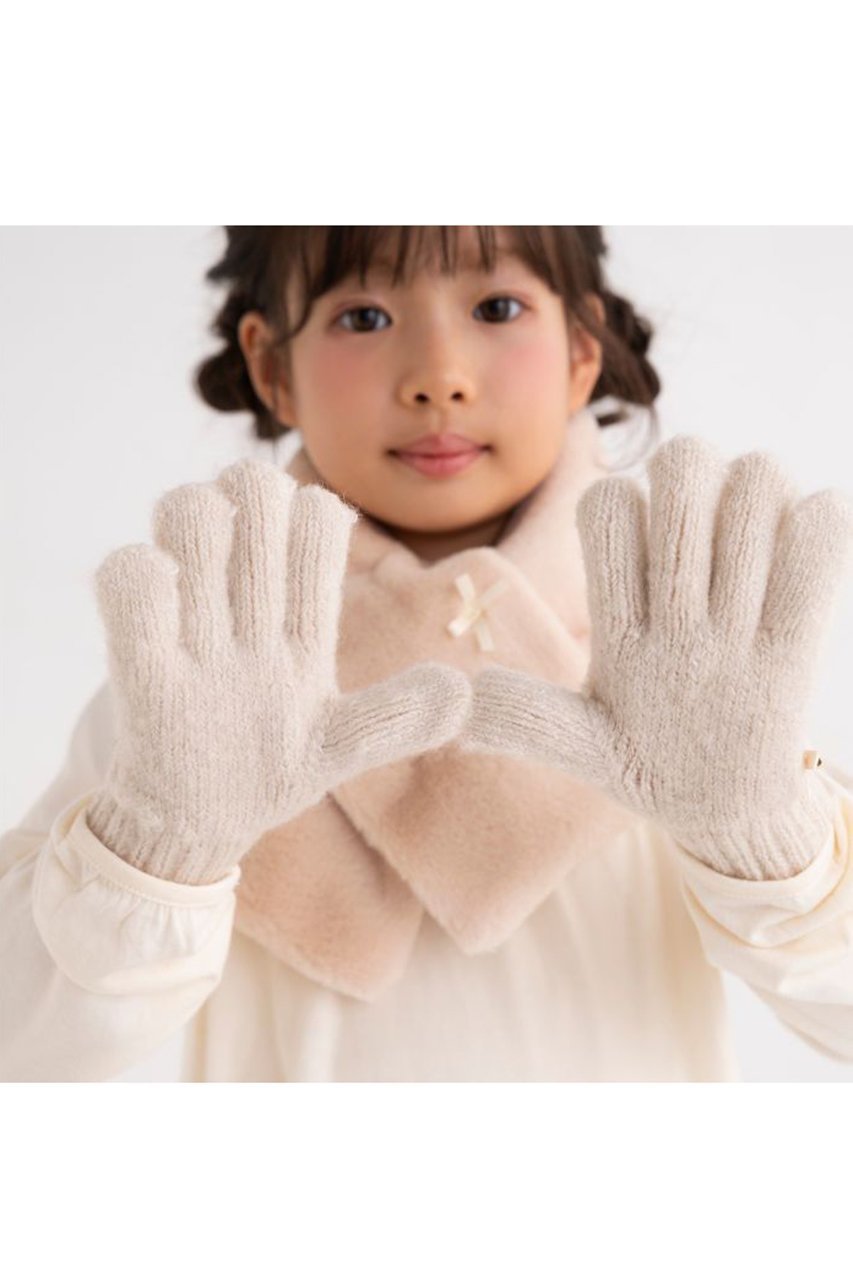 【ポプキンズ/POMPKINS / KIDS】の【KIDS】サテンリボン手袋 人気、トレンドファッション・服の通販 founy(ファニー) 　ファッション　Fashion　キッズファッション　Fashion for Kids　サテン　Satin, Glossy Fabric　リボン　Ribbon, Bow　冬　Winter / This Winter　other-7|ID: prp329100004606656 ipo3291000000032874327