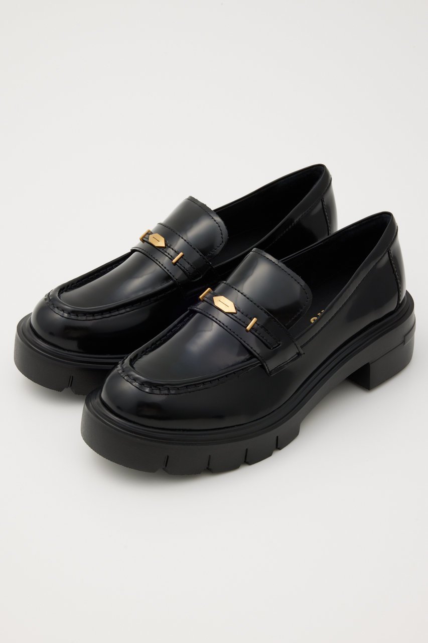 【スタッカート/STACCATO】のダイスタンクソールローファー インテリア・キッズ・メンズ・レディースファッション・服の通販 founy(ファニー) 　ファッション　Fashion　レディースファッション　Fashion for Women　シューズ　Shoes, Footwear　トレンド　Trend, Trending Now　フラット　Flat, Flat Shoes　厚底　Platform Shoes　軽量　Lightweight, Ultra Light　ブラック|ID: prp329100004606657 ipo3291000000032874309