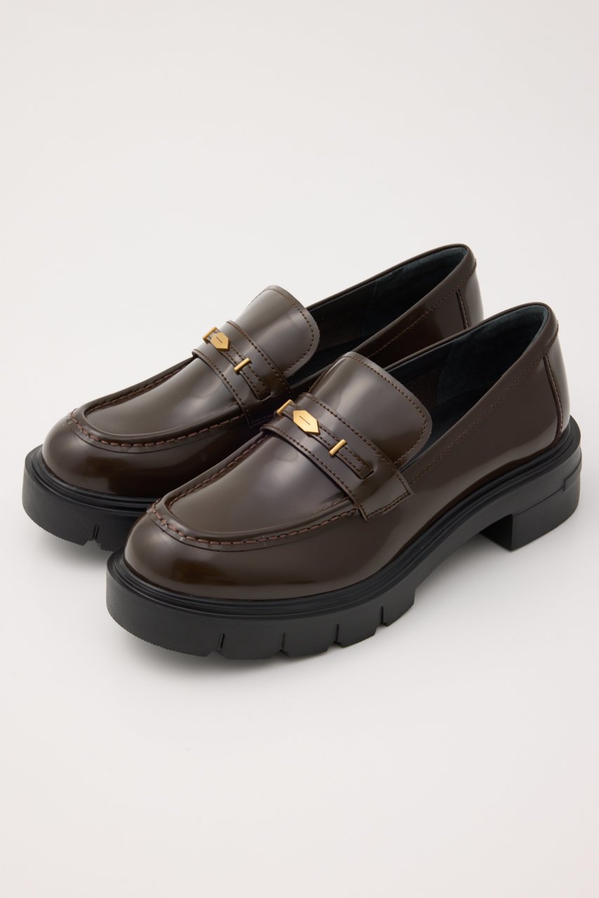 【スタッカート/STACCATO】のダイスタンクソールローファー インテリア・キッズ・メンズ・レディースファッション・服の通販 founy(ファニー) 　ファッション　Fashion　レディースファッション　Fashion for Women　シューズ　Shoes, Footwear　トレンド　Trend, Trending Now　フラット　Flat, Flat Shoes　厚底　Platform Shoes　軽量　Lightweight, Ultra Light　ブラウン|ID: prp329100004606657 ipo3291000000034939963