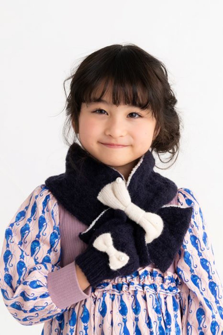 【ポプキンズ/POMPKINS / KIDS】の【KIDS】パール付きリボン手袋 人気、トレンドファッション・服の通販 founy(ファニー) 　ファッション　Fashion　キッズファッション　Fashion for Kids　パール　Pearl, Pearl Accent　リボン　Ribbon, Bow　エレガント 上品　Elegant　冬　Winter / This Winter　other-4|ID: prp329100004606660 ipo3291000000032874409