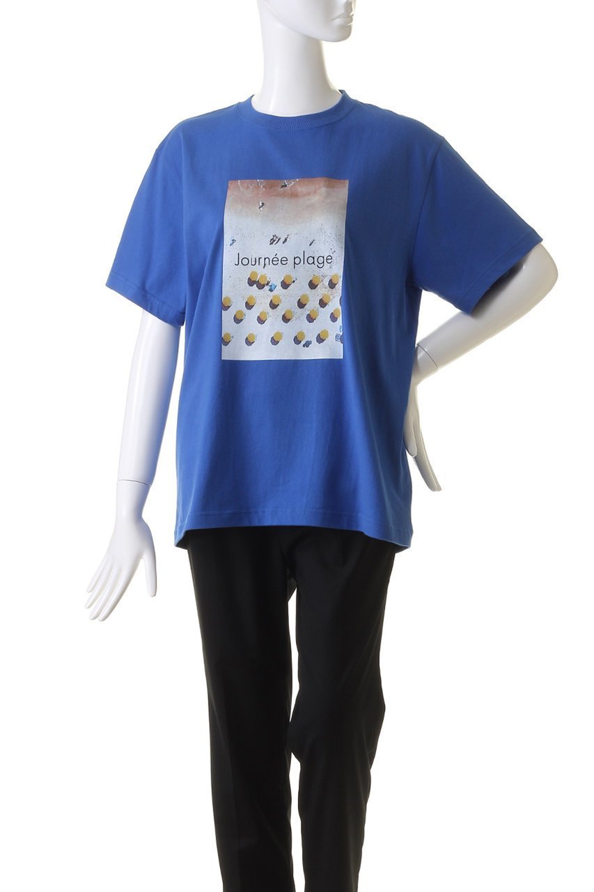 【ハウス オブ ロータス/HOUSE OF LOTUS】のJOURNEE PLAGE Tシャツ 人気、トレンドファッション・服の通販 founy(ファニー) 　ファッション　Fashion　レディースファッション　Fashion for Women　トップス・カットソー　Cut & Sew Tops　シャツ・ブラウス・オフィスカジュアル　Elegant Blouses & Button-Ups　ロングTシャツ・Tシャツ　Longline T-Shirts & Tees　カットソー・ベーシックTシャツ　Cut-and-Sewn Tops / Stretch Tees & Basics　ショート　Short, Short Length　スリーブ　Sleeve, Long Sleeve / Short Sleeve　ビーチ　Beach, Seaside　プリント　Print, Printed Pattern　モチーフ　Motif, Design Theme　other-2|ID: prp329100004606665 ipo3291000000032874594