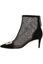 【ペリーコ/PELLICO】のANELLI FIBBIA メッシュショートブーツ 人気、トレンドファッション・服の通販 founy(ファニー) ファッション Fashion レディースファッション Fashion for Women オケージョン Occasion Wear シアー Sheer, See-Through ショート Short, Short Length フィット Fit, Slim Fit メッシュ Mesh, Net Fabric リュクス Luxury, Elegant, High-End, Chic エレガント 上品 Elegant thumbnail ブラック|ID: prp329100004606670 ipo3291000000032874825