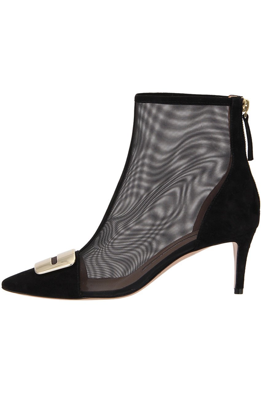 【ペリーコ/PELLICO】のANELLI FIBBIA メッシュショートブーツ インテリア・キッズ・メンズ・レディースファッション・服の通販 founy(ファニー) 　ファッション　Fashion　レディースファッション　Fashion for Women　オケージョン　Occasion Wear　シアー　Sheer, See-Through　ショート　Short, Short Length　フィット　Fit, Slim Fit　メッシュ　Mesh, Net Fabric　リュクス　Luxury, Elegant, High-End, Chic　エレガント 上品　Elegant　ブラック|ID: prp329100004606670 ipo3291000000034953491