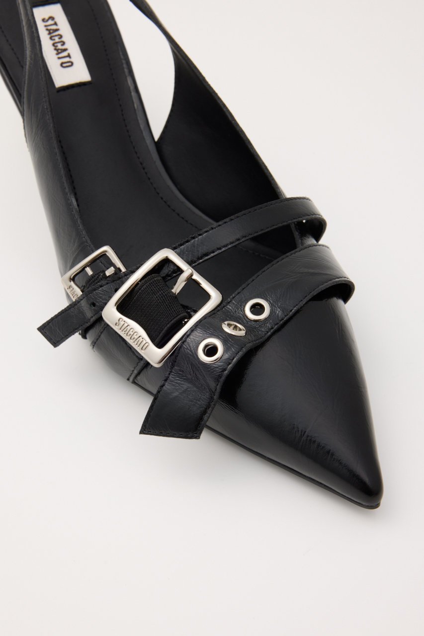 【スタッカート/STACCATO】のキラークラックバックスリングパンプス 人気、トレンドファッション・服の通販 founy(ファニー) 　ファッション　Fashion　レディースファッション　Fashion for Women　バッグ　Bags　クール　Cool, Chic　シルバー　Silver, Metallic Silver　スタイリッシュ　Stylish, Fashionable　ダブル　Double, Double-Breasted　other-8|ID: prp329100004606681 ipo3291000000035718069