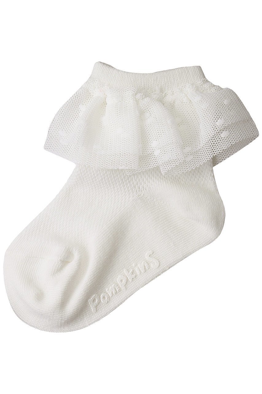 【ポプキンズ/POMPKINS / KIDS】の【KIDS】ドットチュールソックス ピンク L(20-22㎝) 人気、トレンドファッション・服の通販 founy(ファニー) 　ファッション　Fashion　キッズファッション　Fashion for Kids　おすすめ　Recommended / Our Picks　ガーリー　Girly, Feminine Style　ソックス　Socks, Hosiery　チュール　Tulip, Tulip Motif　ドレス　Dress, One-Piece　フィット　Fit, Slim Fit　定番　Standard, Basic Item　 other-1|ID: prp329100004606682 ipo3291000000036191111
