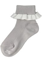 【ポプキンズ/POMPKINS / KIDS】の【KIDS】グログランフリルソックス オフホワイト L(20-22㎝) 人気、トレンドファッション・服の通販 founy(ファニー) ファッション Fashion キッズファッション Fashion for Kids おすすめ Recommended / Our Picks ソックス Socks, Hosiery フェミニン Feminine, Girly フリル Frill, Ruffle ベーシック Basic, Essential 定番 Standard, Basic Item thumbnail グレー|ID: prp329100004606691 ipo3291000000036246493
