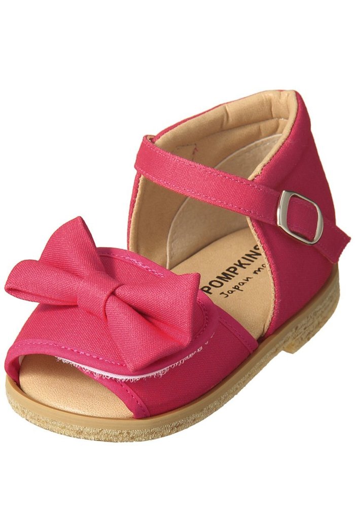【ポプキンズ/POMPKINS / KIDS】の【BABY&KIDS】リボンサンダル グリーン 14.5 インテリア・キッズ・メンズ・レディースファッション・服の通販 founy(ファニー) https://founy.com/ ファッション Fashion キッズファッション Fashion for Kids サンダル Sandals, Summer Shoes デニム Denim, Jeans Material フラット Flat, Flat Shoes リボン Ribbon, Bow 定番 Standard, Basic Item |ID: prp329100004606701 ipo3291000000036191169
