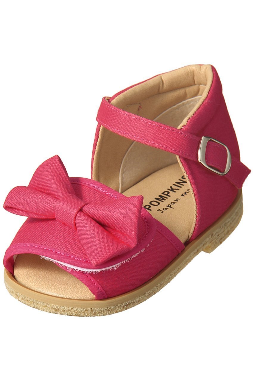 【ポプキンズ/POMPKINS / KIDS】の【BABY&KIDS】リボンサンダル グリーン 14.5 人気、トレンドファッション・服の通販 founy(ファニー) 　ファッション　Fashion　キッズファッション　Fashion for Kids　サンダル　Sandals, Summer Shoes　デニム　Denim, Jeans Material　フラット　Flat, Flat Shoes　リボン　Ribbon, Bow　定番　Standard, Basic Item　 other-1|ID: prp329100004606701 ipo3291000000036191169