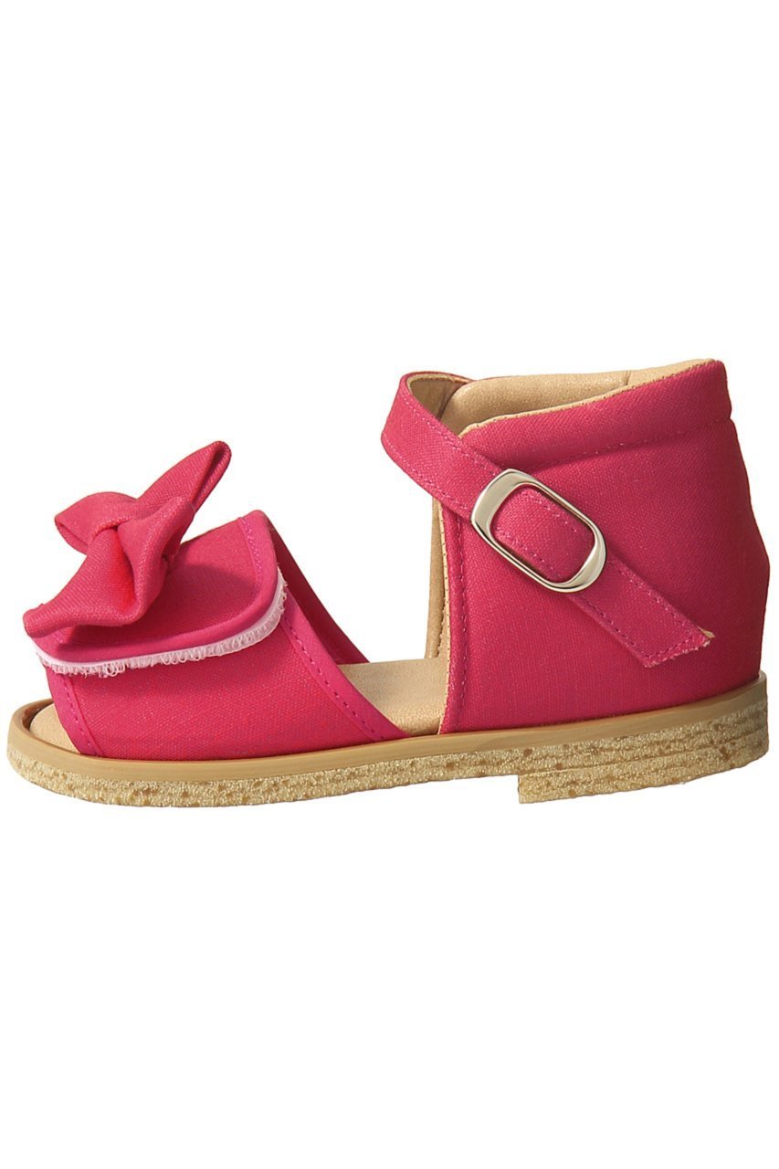 【ポプキンズ/POMPKINS / KIDS】の【BABY&KIDS】リボンサンダル グリーン 14.5 人気、トレンドファッション・服の通販 founy(ファニー) 　ファッション　Fashion　キッズファッション　Fashion for Kids　サンダル　Sandals, Summer Shoes　デニム　Denim, Jeans Material　フラット　Flat, Flat Shoes　リボン　Ribbon, Bow　定番　Standard, Basic Item　other-2|ID: prp329100004606701 ipo3291000000036191172