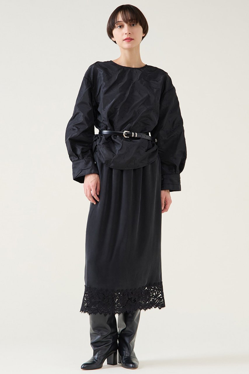 【マルティニーク/martinique】のジャガード2wayプルオーバー(セットアップ可) 人気、トレンドファッション・服の通販 founy(ファニー) 　ファッション　Fashion　レディースファッション　Fashion for Women　トップス・カットソー　Cut & Sew Tops　シャツ・ブラウス・オフィスカジュアル　Elegant Blouses & Button-Ups　カジュアルプルオーバー・ニットトップス　Pullovers & Knit Tops / Casual Pullovers　2026年　2026　おすすめ　Recommended / Our Picks　クラシカル　Classical, Vintage-Inspired　シャーリング　Shirring, Ruched　シンプル　Simple, Minimal　ジャカード／ジャガード　Jacquard, Woven Pattern　スリーブ　Sleeve, Long Sleeve / Short Sleeve　セットアップ　Set-Up, Coordinated Outfit　フロント　Front, Front Design　ペンシル　Pencil, Pencil Skirt　ロング　Long, Long-Length　エレガント 上品　Elegant　夏　Summer　春　Spring　S/S・春夏　SS, Spring/Summer, Warm Season　other-6|ID: prp329100004606702 ipo3291000000034756716