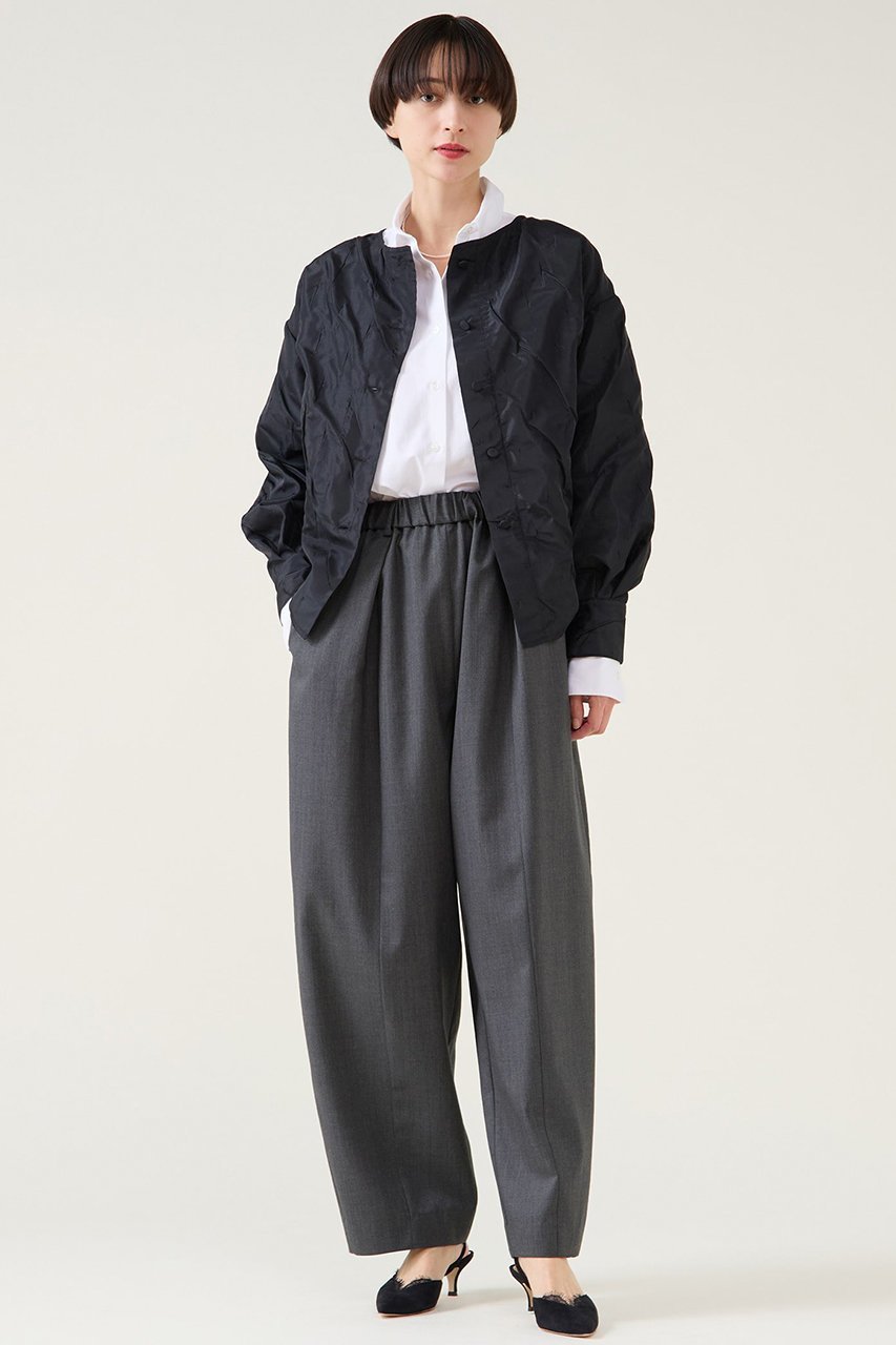 【マルティニーク/martinique】のジャガード2wayプルオーバー(セットアップ可) 人気、トレンドファッション・服の通販 founy(ファニー) 　ファッション　Fashion　レディースファッション　Fashion for Women　トップス・カットソー　Cut & Sew Tops　シャツ・ブラウス・オフィスカジュアル　Elegant Blouses & Button-Ups　カジュアルプルオーバー・ニットトップス　Pullovers & Knit Tops / Casual Pullovers　2026年　2026　おすすめ　Recommended / Our Picks　クラシカル　Classical, Vintage-Inspired　シャーリング　Shirring, Ruched　シンプル　Simple, Minimal　ジャカード／ジャガード　Jacquard, Woven Pattern　スリーブ　Sleeve, Long Sleeve / Short Sleeve　セットアップ　Set-Up, Coordinated Outfit　フロント　Front, Front Design　ペンシル　Pencil, Pencil Skirt　ロング　Long, Long-Length　エレガント 上品　Elegant　夏　Summer　春　Spring　S/S・春夏　SS, Spring/Summer, Warm Season　other-8|ID: prp329100004606702 ipo3291000000034756718