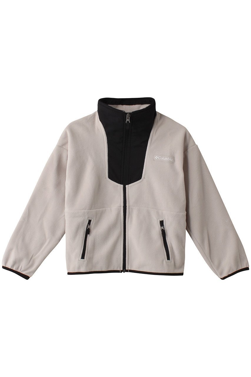 【コロンビア/Columbia / KIDS】の【KIDS】セコイアグローブフルジップフリース Stone Green・Satin Pi L インテリア・キッズ・メンズ・レディースファッション・服の通販 founy(ファニー) ファッション Fashion キッズファッション Fashion for Kids アウター Coat Outerwear /Kids シンプル Simple, Minimal ポケット Pocket, Pocket Detail Dark Stone・Black|ID: prp329100004606707 ipo3291000000036246528