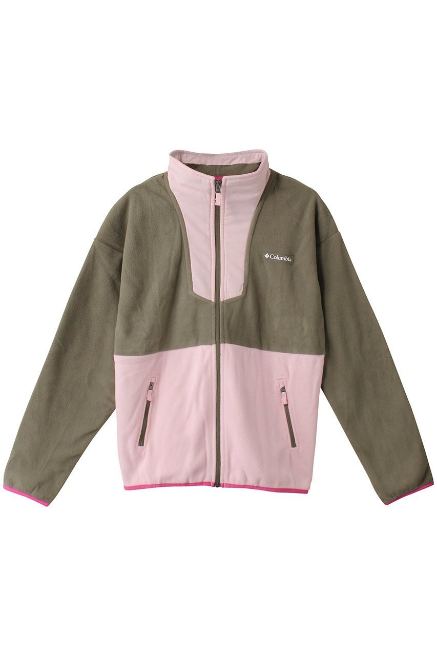 【コロンビア/Columbia / KIDS】の【KIDS】セコイアグローブフルジップフリース Stone Green・Satin Pi L インテリア・キッズ・メンズ・レディースファッション・服の通販 founy(ファニー) ファッション Fashion キッズファッション Fashion for Kids アウター Coat Outerwear /Kids シンプル Simple, Minimal ポケット Pocket, Pocket Detail Stone Green・Satin Pi|ID: prp329100004606707 ipo3291000000036246529