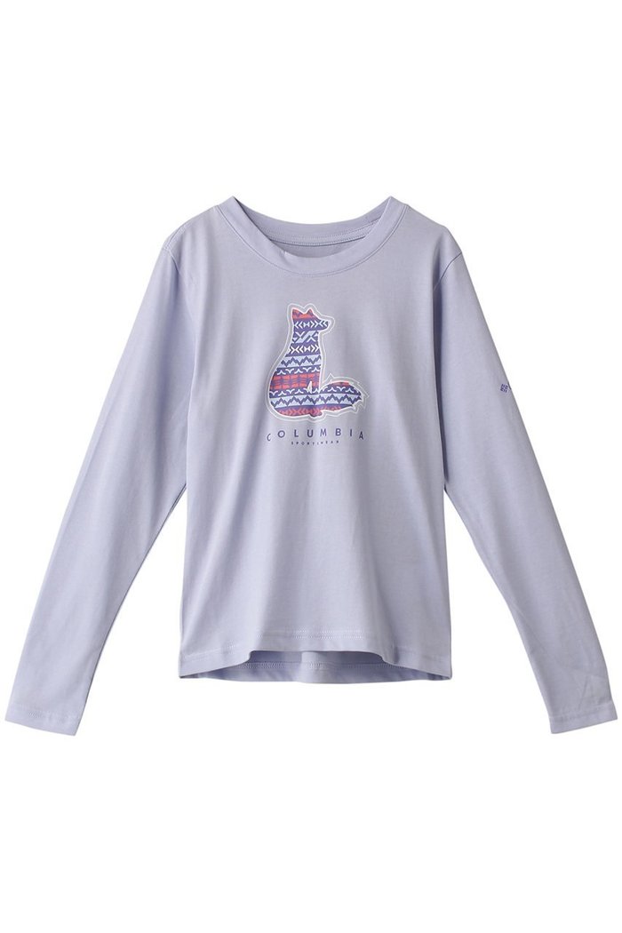 【コロンビア/Columbia / KIDS】の【Kids】ヘーゼルデルヒルロングスリーブグラフィックティー インテリア・キッズ・メンズ・レディースファッション・服の通販 founy(ファニー) https://founy.com/ ファッション Fashion キッズファッション Fashion for Kids トップス・カットソー Cut & Sew Tops おすすめ Recommended / Our Picks グラフィック Graphic, Graphic Design スリーブ Sleeve, Long Sleeve / Short Sleeve フェミニン Feminine, Girly フォルム Silhouette, Form ベーシック Basic, Essential ボトム Bottoms, Lower Wear ロング Long, Long-Length |ID: prp329100004606709 ipo3291000000032876708