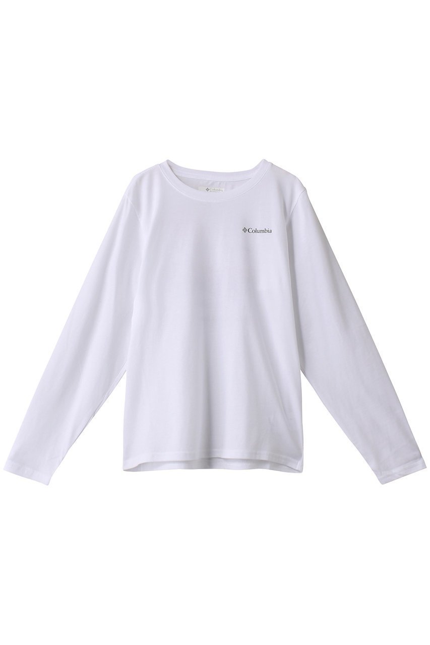 【コロンビア/Columbia / KIDS】の【KIDS】ドブソンパスロングスリーブグラフィックティー White・Torn Sunscape L インテリア・キッズ・メンズ・レディースファッション・服の通販 founy(ファニー) 　ファッション　Fashion　キッズファッション　Fashion for Kids　トップス・カットソー　Cut & Sew Tops　おすすめ　Recommended / Our Picks　スリーブ　Sleeve, Long Sleeve / Short Sleeve　フォルム　Silhouette, Form　プリント　Print, Printed Pattern　ベーシック　Basic, Essential　ロング　Long, Long-Length　White・Torn Sunscape|ID: prp329100004606711 ipo3291000000036246534