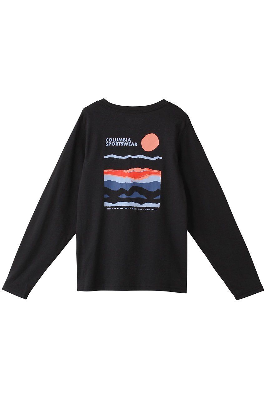 【コロンビア/Columbia / KIDS】の【KIDS】ドブソンパスロングスリーブグラフィックティー White・Torn Sunscape L 人気、トレンドファッション・服の通販 founy(ファニー) 　ファッション　Fashion　キッズファッション　Fashion for Kids　トップス・カットソー　Cut & Sew Tops　おすすめ　Recommended / Our Picks　スリーブ　Sleeve, Long Sleeve / Short Sleeve　フォルム　Silhouette, Form　プリント　Print, Printed Pattern　ベーシック　Basic, Essential　ロング　Long, Long-Length　other-2|ID: prp329100004606711 ipo3291000000036246535