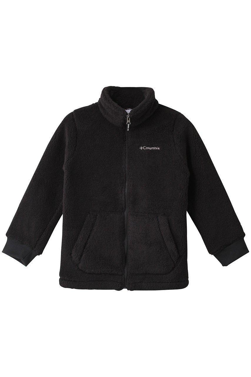 【コロンビア/Columbia / KIDS】の【Kids】ラギッドリッジIIシェルパフルジップ インテリア・キッズ・メンズ・レディースファッション・服の通販 founy(ファニー) 　ファッション　Fashion　キッズファッション　Fashion for Kids　アウター　Coat Outerwear /Kids　スタンド　Stand Collar, Upright Stand　ファブリック　Fabric, Textile　Black|ID: prp329100004606714 ipo3291000000032876796