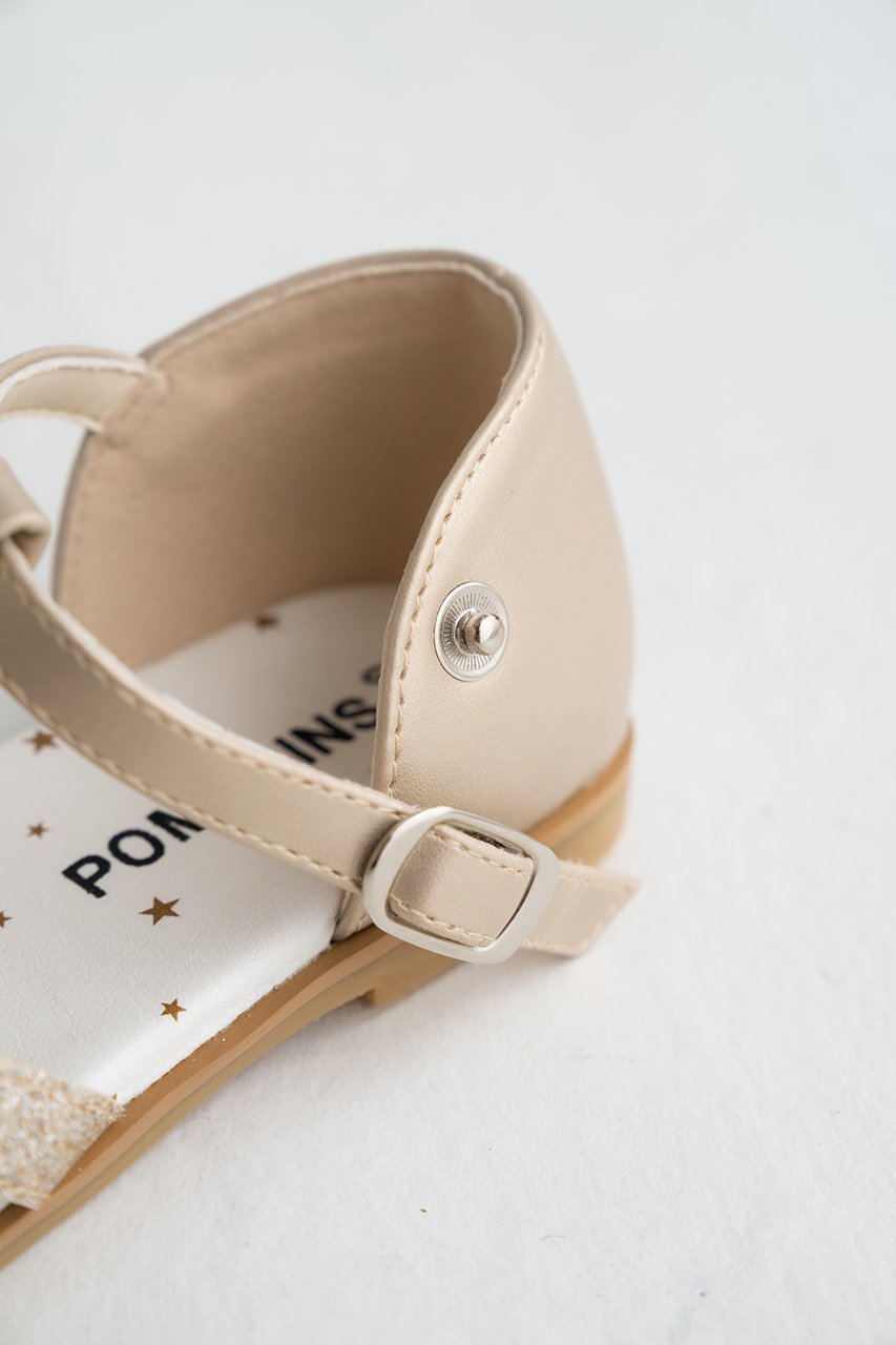 【ポプキンズ/POMPKINS / KIDS】の【KIDS】コンビメッシュサンダル ゴールド 20 人気、トレンドファッション・服の通販 founy(ファニー) 　ファッション　Fashion　キッズファッション　Fashion for Kids　グリッター　Glitter, Sparkle　コンビ　Combo, Combination Style　シューズ　Shoes, Footwear　ソックス　Socks, Hosiery　人気　Popular, Best Seller　今季　This Season, Current Season　夏　Summer　other-5|ID: prp329100004606716 ipo3291000000036191197