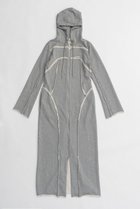 【プランク プロジェクト/PRANK PROJECT】のジップフードスウェットワンピース/Zip Hood Sweatshirt One Piece GRY(グレー)|ID: prp329100004606719 ipo3291000000032876982