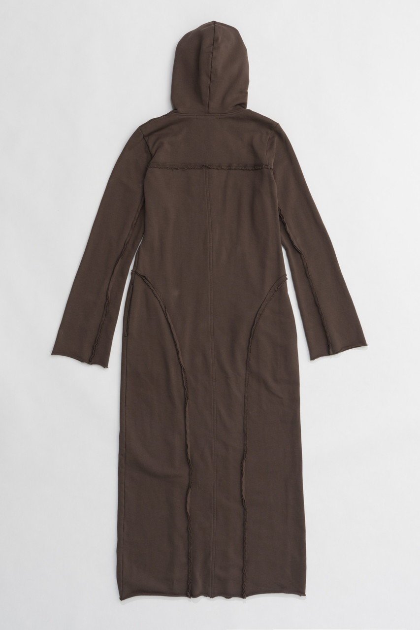 【プランク プロジェクト/PRANK PROJECT】のジップフードスウェットワンピース/Zip Hood Sweatshirt One Piece 人気、トレンドファッション・服の通販 founy(ファニー) 　ファッション　Fashion　レディースファッション　Fashion for Women　ワンピース　Dresses　チュニック　Tunic Tops & Dresses　カーディガン　Cardigan, Knitwear　チュニック　Tunic, Long Top　フロント　Front, Front Design　ロング　Long, Long-Length　ヴィンテージ　Vintage Style　切替　Switching, Contrast Panel　羽織　Haori, Light Jacket　other-8|ID: prp329100004606719 ipo3291000000032877036