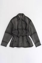 【メゾンスペシャル/MAISON SPECIAL】のReal Suede Oversized Shirt/リアルスエードオーバーシャツ C.GRY(チャコールグレー)|ID: prp329100004606726 ipo3291000000034909375