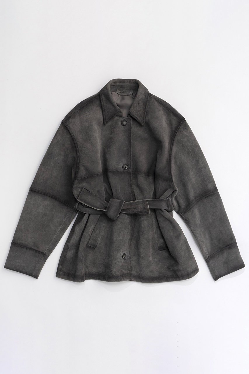 【メゾンスペシャル/MAISON SPECIAL】のReal Suede Oversized Shirt/リアルスエードオーバーシャツ インテリア・キッズ・メンズ・レディースファッション・服の通販 founy(ファニー) 　ファッション　Fashion　レディースファッション　Fashion for Women　トップス・カットソー　Cut & Sew Tops　シャツ・ブラウス・オフィスカジュアル　Elegant Blouses & Button-Ups　インナー　Innerwear　オイル　Body Oil　ヴィンテージ　Vintage Style　クール　Cool, Chic　シンプル　Simple, Minimal　スタイリッシュ　Stylish, Fashionable　ストレート　Straight, Straight Cut　スリーブ　Sleeve, Long Sleeve / Short Sleeve　セットアップ　Set-Up, Coordinated Outfit　リアル　Real, Realistic　ロング　Long, Long-Length　おすすめ　Recommended / Our Picks　C.GRY(チャコールグレー)|ID: prp329100004606726 ipo3291000000034909375