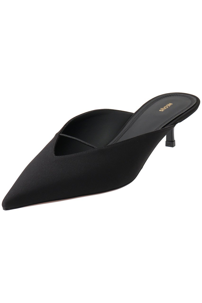 【ネウス/NEOUS】のMATAR 40 サテンミュール インテリア・キッズ・メンズ・レディースファッション・服の通販 founy(ファニー) 　ファッション　Fashion　レディースファッション　Fashion for Women　エレガント 上品　Elegant　サテン　Satin, Glossy Fabric　サンダル　Sandals, Summer Shoes　ミュール　Mule, Backless Shoes　ブラック|ID: prp329100004606728 ipo3291000000034953407