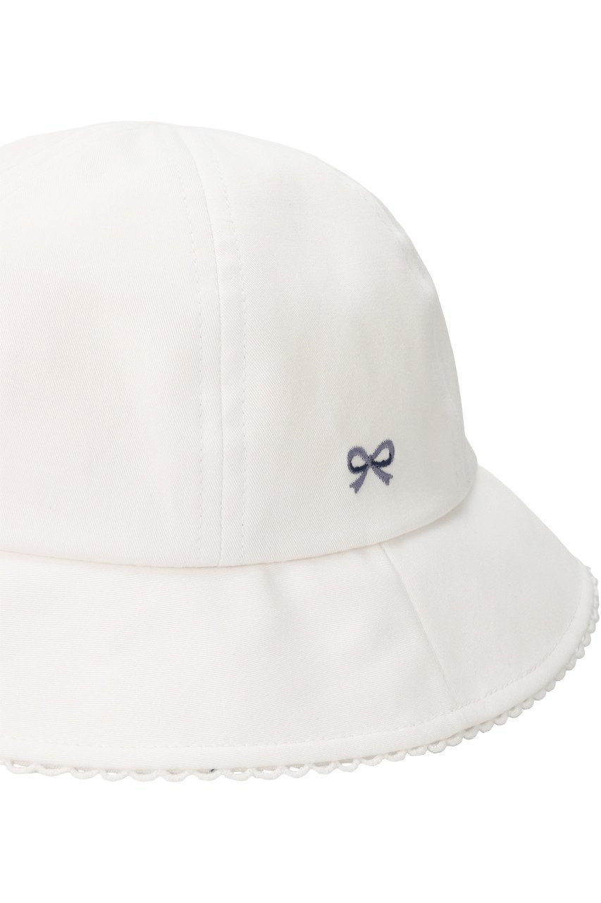 【ポプキンズ/POMPKINS / KIDS】の【KIDS】リボン刺繍のハット コン 52 人気、トレンドファッション・服の通販 founy(ファニー) 　ファッション　Fashion　キッズファッション　Fashion for Kids　フェミニン　Feminine, Girly　フォルム　Silhouette, Form　リボン　Ribbon, Bow　レース　Lace, Lace Fabric　other-4|ID: prp329100004606732 ipo3291000000036246774