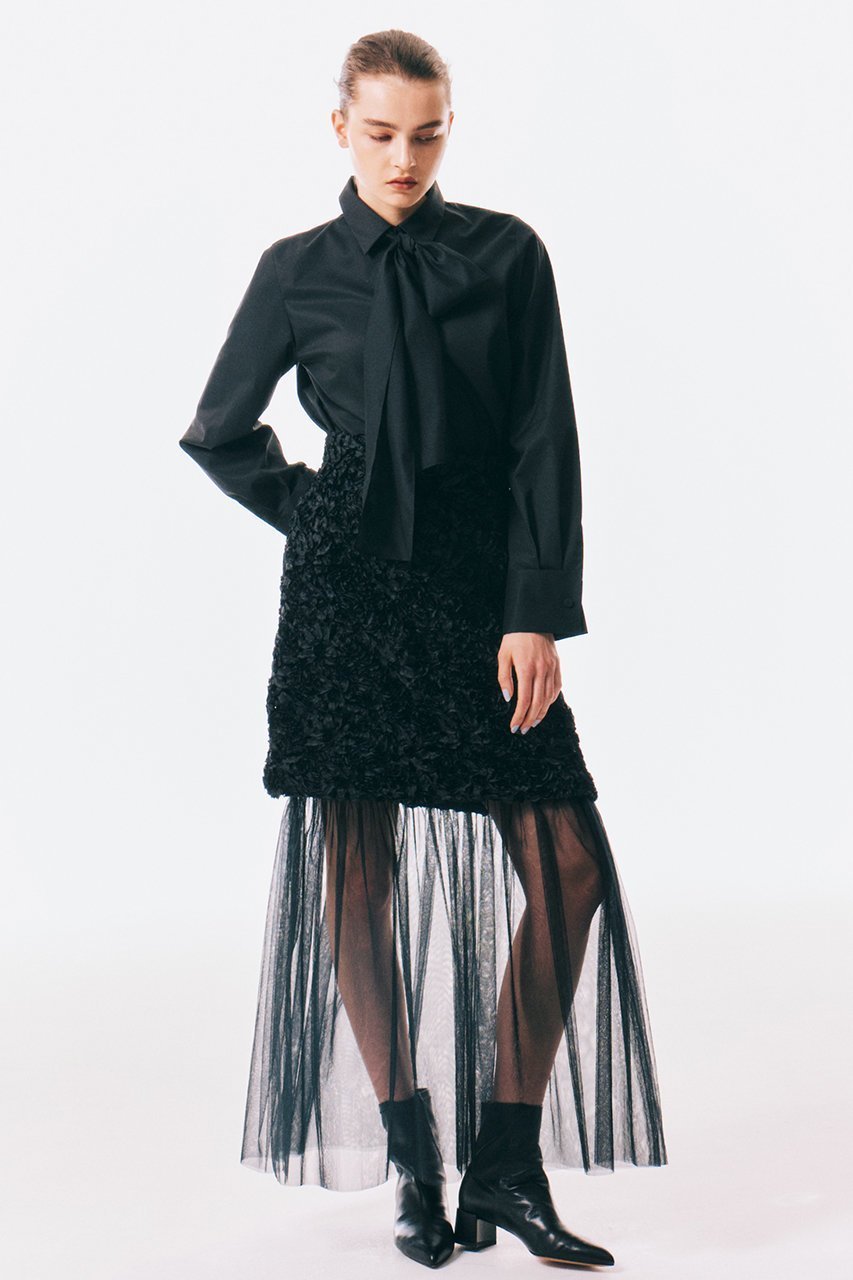 【アナイ/ANAYI】のコンパクトコットンシアーボウタイ ブラウス 人気、トレンドファッション・服の通販 founy(ファニー) 　ファッション　Fashion　レディースファッション　Fashion for Women　トップス・カットソー　Cut & Sew Tops　シャツ・ブラウス・オフィスカジュアル　Elegant Blouses & Button-Ups　おすすめ　Recommended / Our Picks　インナー　Innerwear　エアリー　Airy Texture　オーガンジー　Organza Fabric　カフス　Cuff Design　シアー　Sheer, See-Through　スリーブ　Sleeve, Long Sleeve / Short Sleeve　マニッシュ　Mannish, Boyish　ロング　Long, Long-Length　再入荷　Restock / Back in Stock　other-5|ID: prp329100004606746 ipo3291000000035054944