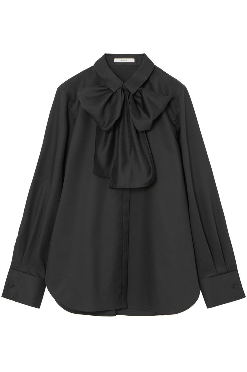 【アナイ/ANAYI】のコンパクトコットンシアーボウタイ ブラウス 人気、トレンドファッション・服の通販 founy(ファニー) ファッション Fashion レディースファッション Fashion for Women トップス・カットソー Cut & Sew Tops シャツ・ブラウス・オフィスカジュアル Elegant Blouses & Button-Ups おすすめ Recommended / Our Picks インナー Innerwear エアリー Airy Texture オーガンジー Organza Fabric カフス Cuff Design シアー Sheer, See-Through スリーブ Sleeve, Long Sleeve / Short Sleeve マニッシュ Mannish, Boyish ロング Long, Long-Length other-1|ID: prp329100004606746 ipo3291000000035949997
