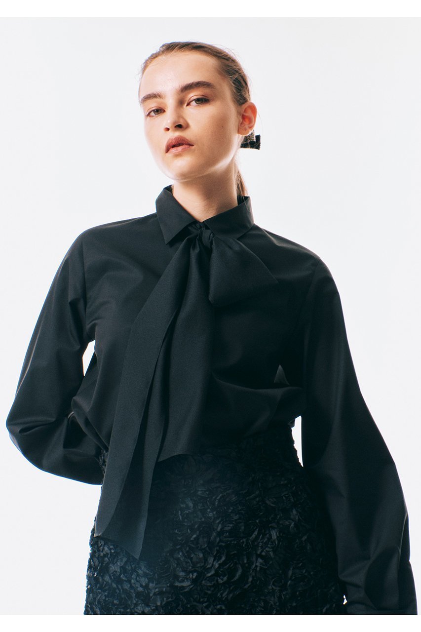 【アナイ/ANAYI】のコンパクトコットンシアーボウタイ ブラウス 人気、トレンドファッション・服の通販 founy(ファニー) ファッション Fashion レディースファッション Fashion for Women トップス・カットソー Cut & Sew Tops シャツ・ブラウス・オフィスカジュアル Elegant Blouses & Button-Ups おすすめ Recommended / Our Picks インナー Innerwear エアリー Airy Texture オーガンジー Organza Fabric カフス Cuff Design シアー Sheer, See-Through スリーブ Sleeve, Long Sleeve / Short Sleeve マニッシュ Mannish, Boyish ロング Long, Long-Length other-6|ID: prp329100004606746 ipo3291000000035950003