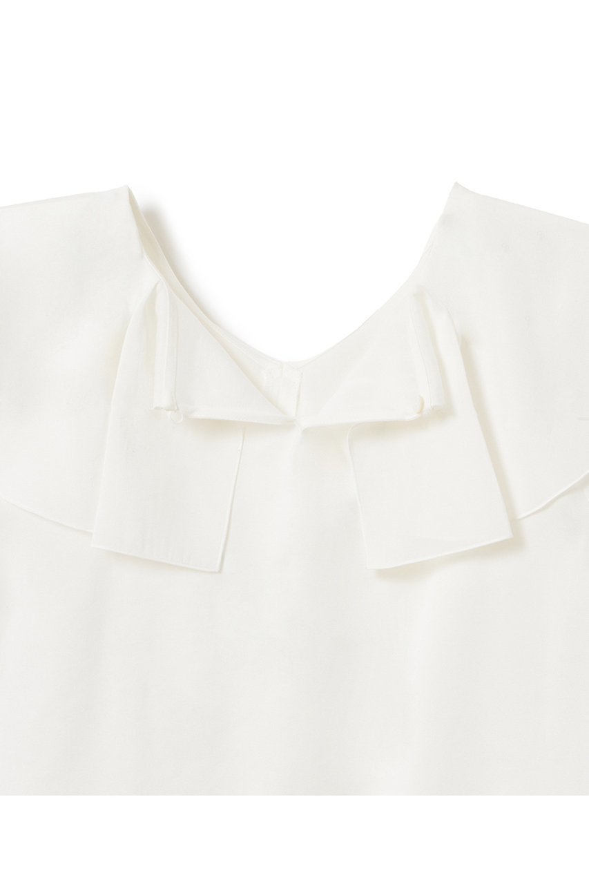 【アナイ/ANAYI】のシアーオーガンジーラッフル ブラウス 人気、トレンドファッション・服の通販 founy(ファニー) 　ファッション　Fashion　レディースファッション　Fashion for Women　トップス・カットソー　Cut & Sew Tops　シャツ・ブラウス・オフィスカジュアル　Elegant Blouses & Button-Ups　おすすめ　Recommended / Our Picks　オーガンジー　Organza Fabric　シアー　Sheer, See-Through　ショート　Short, Short Length　スリーブ　Sleeve, Long Sleeve / Short Sleeve　再入荷　Restock / Back in Stock　夏　Summer　定番　Standard, Basic Item　other-6|ID: prp329100004606747 ipo3291000000035058054