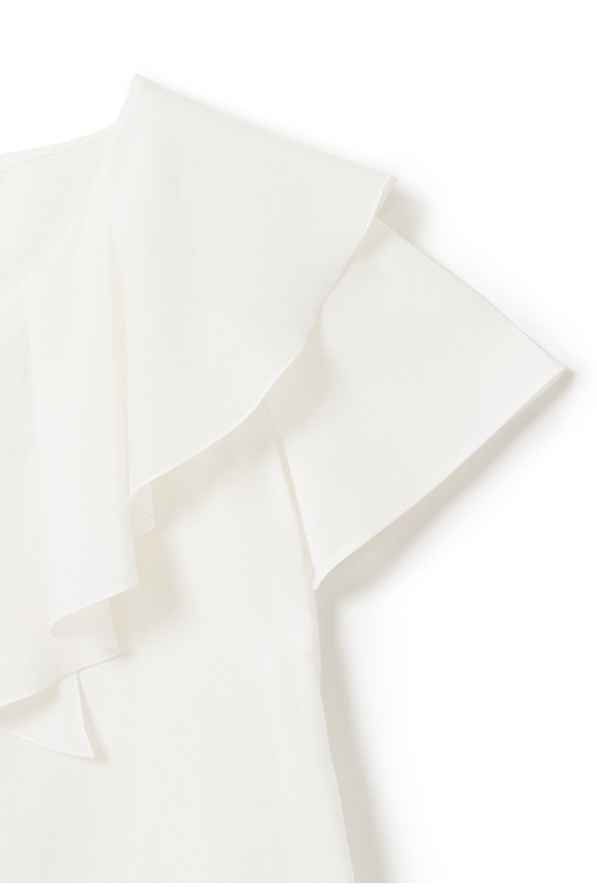 【アナイ/ANAYI】のシアーオーガンジーラッフル ブラウス 人気、トレンドファッション・服の通販 founy(ファニー) 　ファッション　Fashion　レディースファッション　Fashion for Women　トップス・カットソー　Cut & Sew Tops　シャツ・ブラウス・オフィスカジュアル　Elegant Blouses & Button-Ups　おすすめ　Recommended / Our Picks　オーガンジー　Organza Fabric　シアー　Sheer, See-Through　ショート　Short, Short Length　スリーブ　Sleeve, Long Sleeve / Short Sleeve　夏　Summer　定番　Standard, Basic Item　other-4|ID: prp329100004606747 ipo3291000000035950221