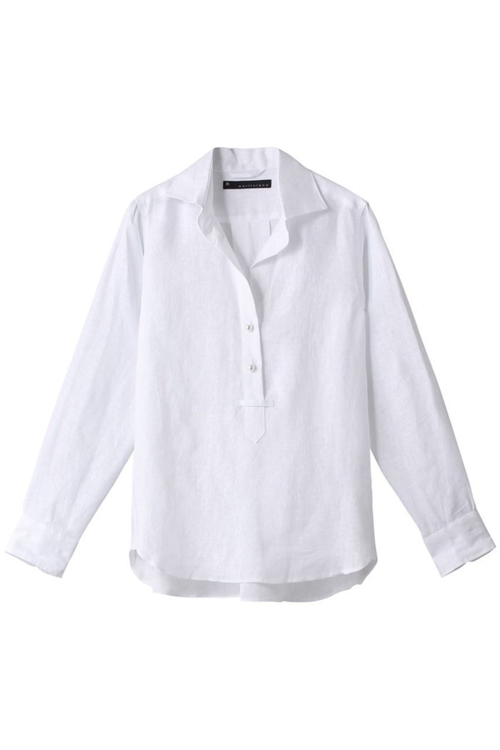 【マルティニーク/martinique】のリネンパーススキッパー インテリア・キッズ・メンズ・レディースファッション・服の通販 founy(ファニー) https://founy.com/ ファッション Fashion レディースファッション Fashion for Women トップス・カットソー Cut & Sew Tops シャツ・ブラウス・オフィスカジュアル Elegant Blouses & Button-Ups シンプル Simple, Minimal スキッパー Skipper, Open Collar スリーブ Sleeve, Long Sleeve / Short Sleeve デコルテ Décolleté, Neckline リネン Linen, Linen Fabric ロング Long, Long-Length 今季 This Season, Current Season |ID: prp329100004606764 ipo3291000000032878213