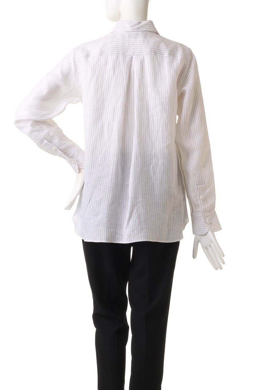 【マルティニーク/martinique】のリネンパーススキッパー 人気、トレンドファッション・服の通販 founy(ファニー) 　ファッション　Fashion　レディースファッション　Fashion for Women　トップス・カットソー　Cut & Sew Tops　シャツ・ブラウス・オフィスカジュアル　Elegant Blouses & Button-Ups　シンプル　Simple, Minimal　スキッパー　Skipper, Open Collar　スリーブ　Sleeve, Long Sleeve / Short Sleeve　デコルテ　Décolleté, Neckline　リネン　Linen, Linen Fabric　ロング　Long, Long-Length　今季　This Season, Current Season　other-4|ID: prp329100004606764 ipo3291000000032878245