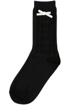 【ポプキンズ/POMPKINS / KIDS】の【KIDS】ベルベットリボンソックス オフホワイト LL(23-24㎝) 人気、トレンドファッション・服の通販 founy(ファニー) ファッション Fashion キッズファッション Fashion for Kids ソックス Socks, Hosiery フェミニン Feminine, Girly ベルベット Velvet, Velvety ベーシック Basic, Essential リボン Ribbon, Bow 定番 Standard, Basic Item 無地 Plain, Solid Color thumbnail ブラック|ID: prp329100004606774 ipo3291000000036191463