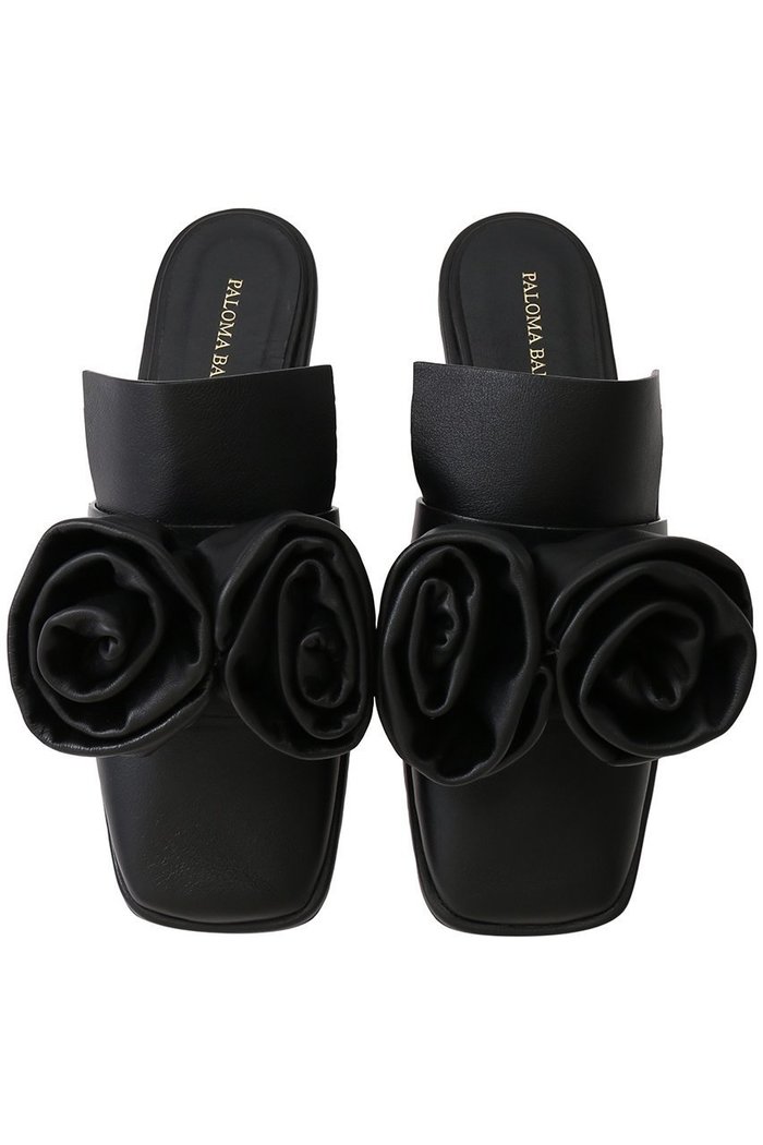 【パロマバルセロ/PALOMA BARCELO】のレザーフラワースリッパ インテリア・キッズ・メンズ・レディースファッション・服の通販 founy(ファニー) https://founy.com/ ファッション Fashion レディースファッション Fashion for Women おすすめ Recommended / Our Picks エレガント 上品 Elegant シューズ Shoes, Footwear シンプル Simple, Minimal スリッパ Slippers, Room Shoes パーティ Party, Party Style フラット Flat, Flat Shoes モチーフ Motif, Design Theme ローズ Rose, Rose Motif |ID: prp329100004606780 ipo3291000000034953471
