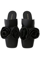 【パロマバルセロ/PALOMA BARCELO】のレザーフラワースリッパ 人気、トレンドファッション・服の通販 founy(ファニー) ファッション Fashion レディースファッション Fashion for Women おすすめ Recommended / Our Picks エレガント 上品 Elegant シューズ Shoes, Footwear シンプル Simple, Minimal スリッパ Slippers, Room Shoes パーティ Party, Party Style フラット Flat, Flat Shoes モチーフ Motif, Design Theme ローズ Rose, Rose Motif thumbnail ブラック|ID: prp329100004606780 ipo3291000000034953473