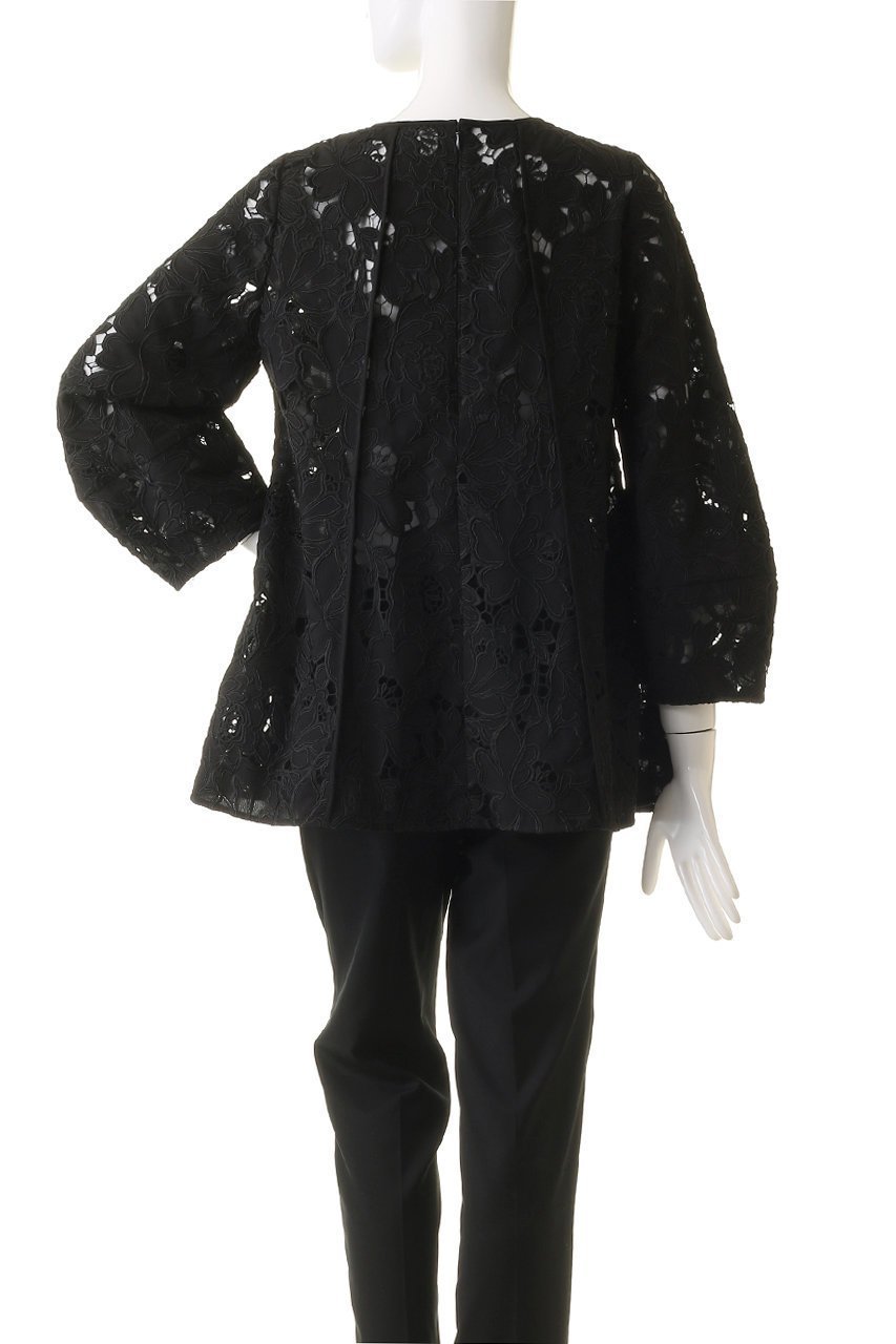 【アナイ/ANAYI】のフラワーシシュウフレアブラウス 人気、トレンドファッション・服の通販 founy(ファニー) 　ファッション　Fashion　レディースファッション　Fashion for Women　トップス・カットソー　Cut & Sew Tops　シャツ・ブラウス・オフィスカジュアル　Elegant Blouses & Button-Ups　おすすめ　Recommended / Our Picks　スリーブ　Sleeve, Long Sleeve / Short Sleeve　フラワー　Flower, Floral　フレア　Flare, Flared　レース　Lace, Lace Fabric　ロング　Long, Long-Length　エレガント 上品　Elegant　再入荷　Restock / Back in Stock　other-4|ID: prp329100004606790 ipo3291000000035052906