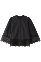 【アナイ/ANAYI】のコットンツイルレースミックスブラウス 人気、トレンドファッション・服の通販 founy(ファニー) ファッション Fashion レディースファッション Fashion for Women トップス・カットソー Cut & Sew Tops シャツ・ブラウス・オフィスカジュアル Elegant Blouses & Button-Ups スリーブ Sleeve, Long Sleeve / Short Sleeve パーティ Party, Party Style フェミニン Feminine, Girly レース Lace, Lace Fabric ロング Long, Long-Length 再入荷 Restock / Back in Stock thumbnail ブラック|ID: prp329100004606792 ipo3291000000035054966