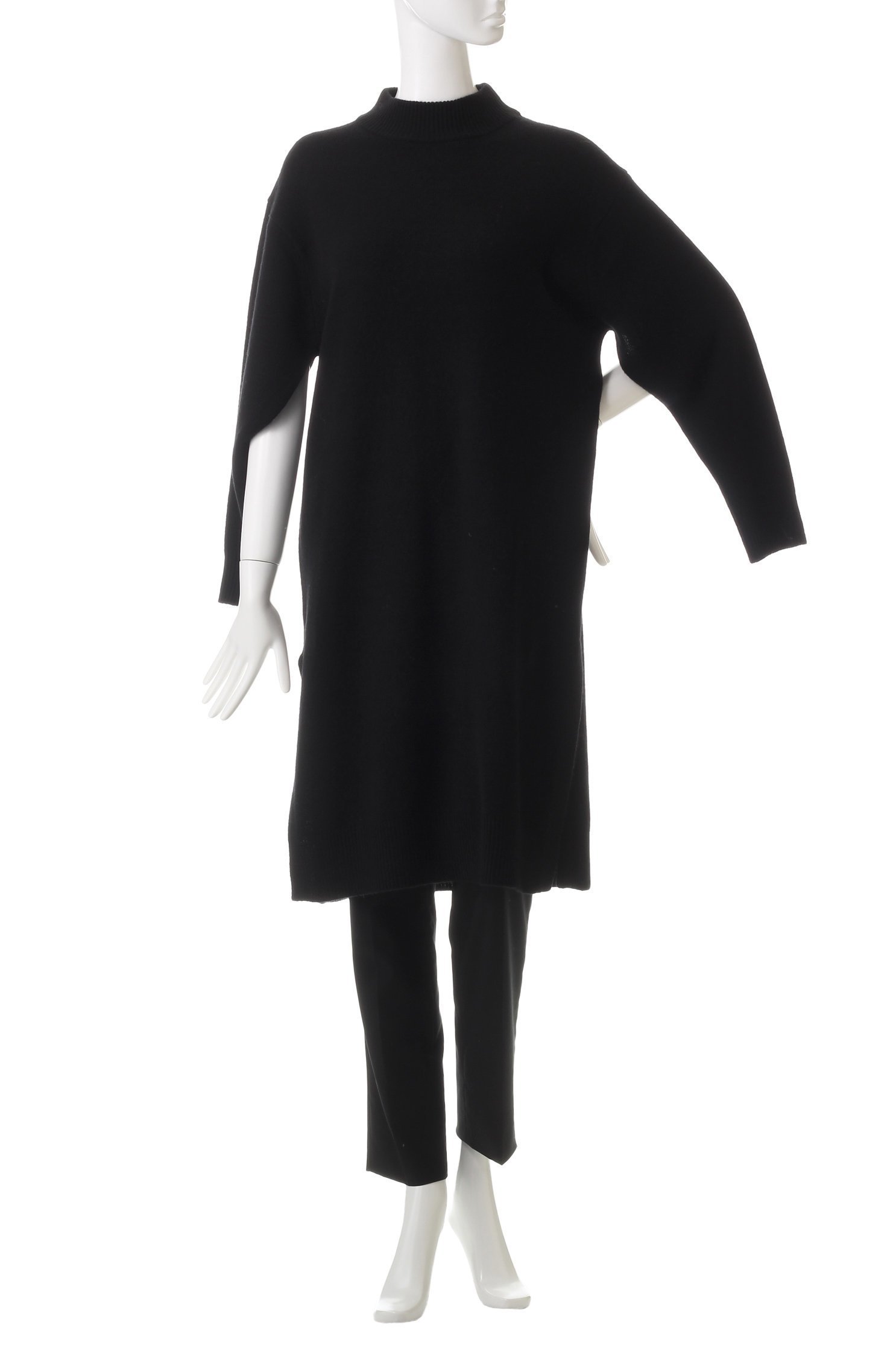 【エリオポール/heliopole】のオープンスリーブニットチュニック 人気、トレンドファッション・服の通販 founy(ファニー) 　ファッション　Fashion　レディースファッション　Fashion for Women　ワンピース　Dresses　チュニック　Tunic Tops & Dresses　シンプル　Simple, Minimal　スリット　Slit, Slit Detail　スリーブ　Sleeve, Long Sleeve / Short Sleeve　チュニック　Tunic, Long Top　other-6|ID: prp329100004606800 ipo3291000000032878929